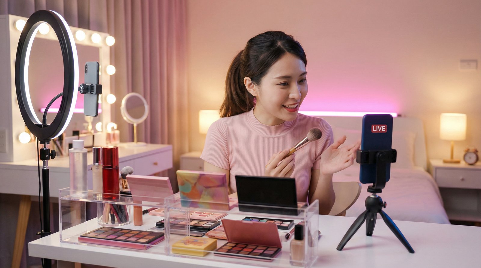 国产视频美妆直播视频